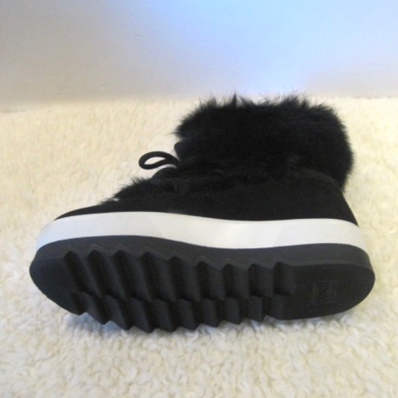 Cougar Vanora 2 Rabbit Fur Trim Suede Boots - Picture 7 of 13